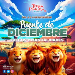 🦁🦁🦁¡PUENTE DE DICIEMBRE EN TERRA NATURA MURCIA!🦁🦁🦁